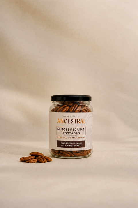Nueces Pecanas Tostadas con Sal de manantial 95g